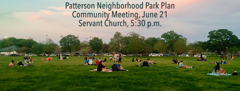 Patterson park plan mtg June 21