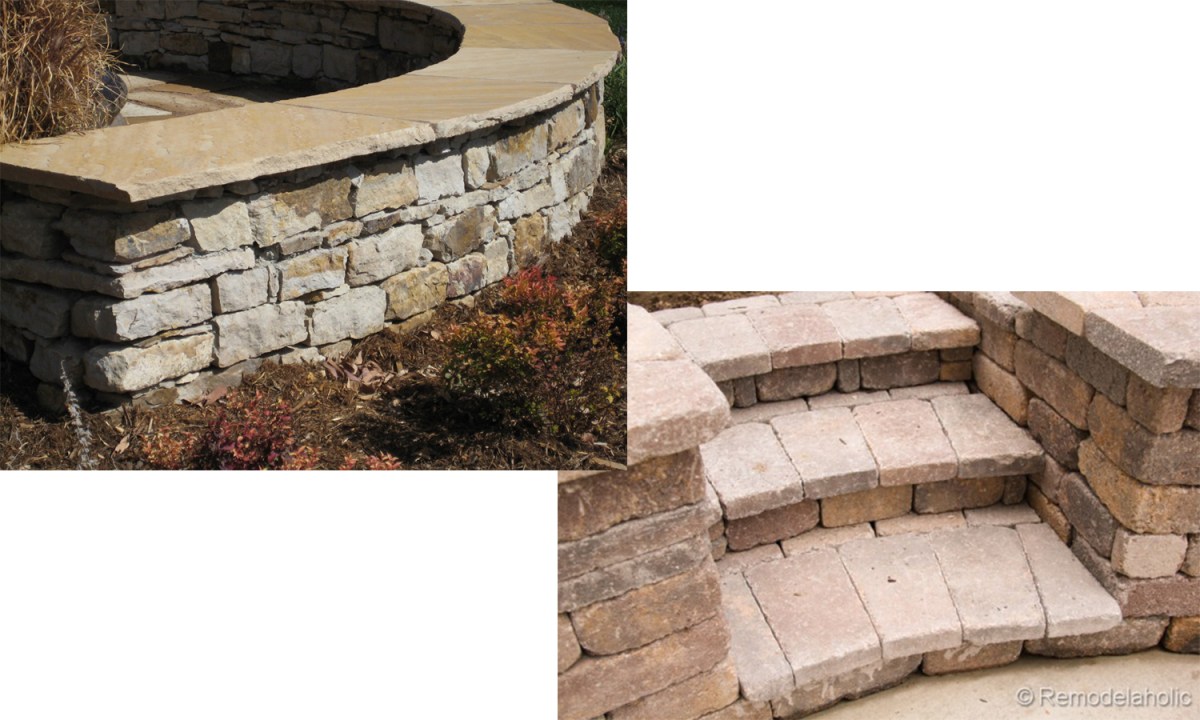 seating wall + steps