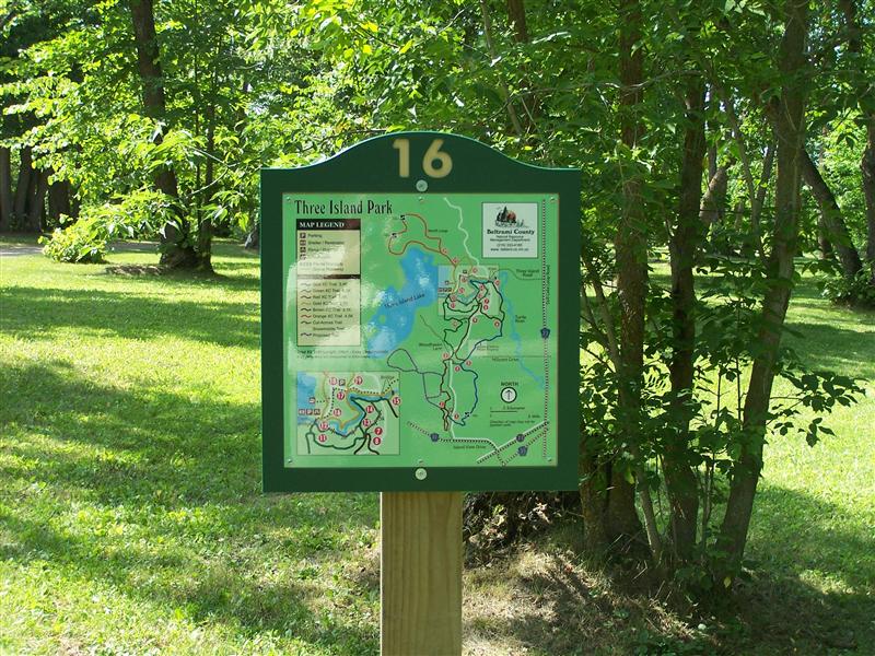 Trail improvements: trail completion, seating, lighting, signage, map
